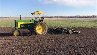 Disking With The 1959 John Deere 630 Tractor