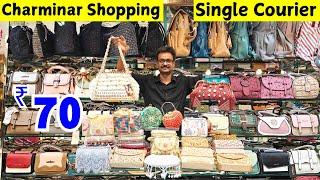 Charminar Bridal Partywear ₹ 70 Handbags Clutches Sling Bags With Prices Single Bag Courier Avl