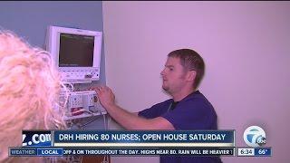 Detroit Receiving Hospital hiring 80 nurses