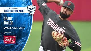 Washington State's Grant Taylor wins Pac-12 Pitcher of the Week after throwing shutout