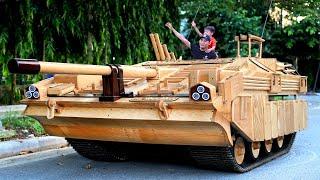 Building Wooden STRV 103 TANK For My Son