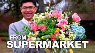 How to Arrange Spring Flowers from Supermarket