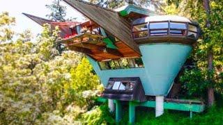 Inside A  Retro Treetop Home