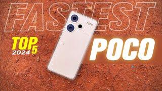 TOP 5 Best Poco Phones 2024 #poco