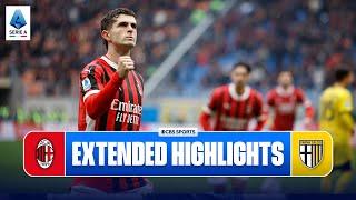 AC Milan vs. Parma: Extended Highlights | Serie A | CBS Sports Golazo