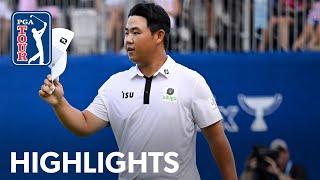 Joohyung Kim shoots 9-under 61 | Round 4 | Wyndham Championship | 2022