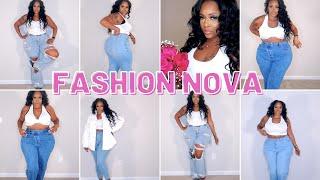 Fashion Nova Jean Try On Haul 2022 With Sizing Details- Jeans, Plus- Size, Curvy | CRYSTAL CHANEL