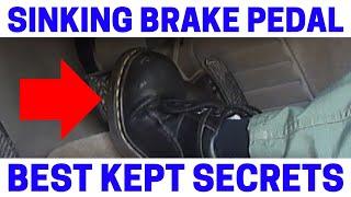 NEVER Fix A Sinking Brake Pedal Until Watching This!