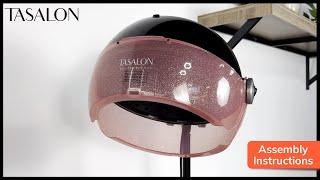 TASALON Hooded Hair Dryer Pink- Product Assembly Instructions Video