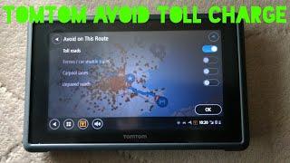 TomTom PRO 8275 avoid Dartford Toll charge Truck satnav