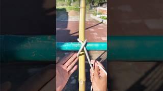The Strong Knot That Locks Itself – Try It Now #KnotTutorial #viralvideo