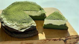 꾸덕하고 정말 맛있는 말차갸또 만들기 | How to make Matcha gateau au chocolat