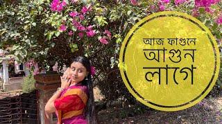 Aaj Phagune  || Folk Dance || Dance cover by Soumita || Holi Special ||