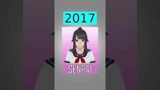 Evolution Of Senpai In Yandere Simulator