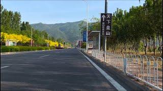 S1E25 Cycling Tianjin Jizhou, take Yanshan West Street to the entrance of Panshan