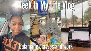 a week in my life as a working full-time college student