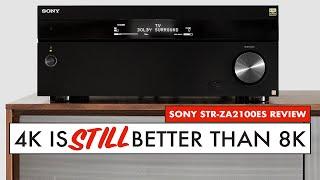 Is 8K BETTER than 4K? SONY RECEIVER Review! STR-ZA2100ES AV Receiver