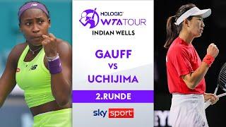 Gauff  - Uchijima  - 2. Runde | Paribas Open 2025 | Highlights - Sky Sport Tennis