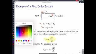 First-Order System: RC Circuit