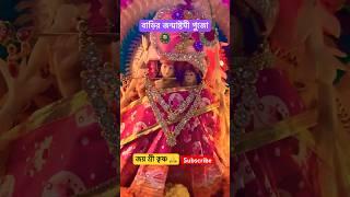 Srikrishna Kirtan ️ জন্মষ্টমী পুজো * Jai Shree Krishna #shorts #srikrishna