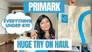 HUGE PRIMARK TRY ON HAUL | Everything under €10 | October 2022