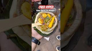 I tried Most Overhyped Food Places By Vloggers  #food #shorts