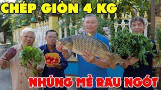 CÁ CHÉP GIÒN 4 KG  NHÚNG MẺ KHẾ CHUA RAU NGÓT • Kiệt Tác Trên Bàn Nhậu