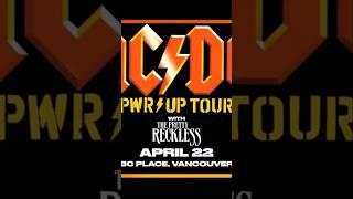 AC/DC "POWER UP" Tour 2025 USA - TV announcements