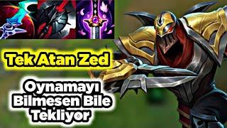 Önüne Her Çıkana Tek Atan Zed Bilmiyorum Ama Yine de Tek Atıyorum Wild Rift