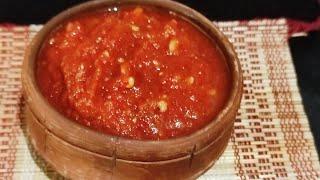 Momo Chutney | Dimsum Chutney | Spicy Red Chilli Chutney | Recipe in Northeast Style