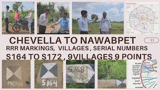 Regional Ring Road Villages, Survey Markings, Maps and Road Developments from Chevella to Nawabpet