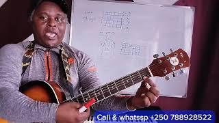 lesson for beginners  P1  isomo ry,ambere nambere rya gitari igice cya 1