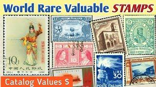 Most Expensive Stamps From China To Finland | 60 World Rare Postage Stamps Collection