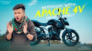 Dhaka Lockdown | Motovlog With Apache 4v Smart Xconnect | Ramadan Karim