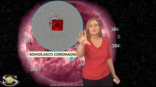 Biggest X-Flare of the Cycle & an Earth-Directed Storm Train | Solar Storm Forecast 04 October 2024