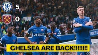 CHELSEA ARE BACK! | COLE PALMER GOAL, JACKSON GOAL | CHELSEA 5-0 WEST HAM LIVE REACTION & HIGHLIGHTS