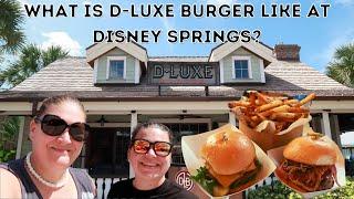 DISNEY SPRINGS DINING REVIEW AT D-LUXE BURGER | ONE OF BEST QUICK SERVICE OPTIONS AT DISNEY SPRINGS