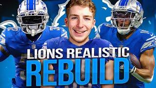 DETROIT LIONS REALISTIC REBUILD IN MADDEN 23!