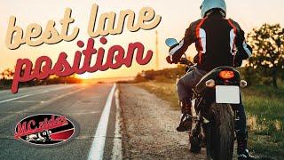 Motorcycle Lane Positioning - Where Should You Ride?