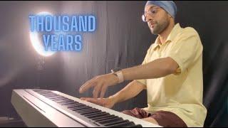 Christina Perri - A Thousand Years (Piano Cover) | Chirag Aggarwal