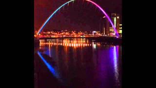 Millennium Bridge at night