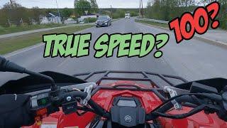 TRUE SPEED OF CFMOTO CFORCE 520 L