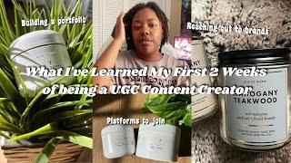 What I've Learned As A New UGC Content Creator | Brittney Yvonne