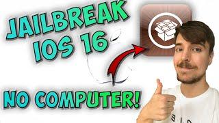 How To Jailbreak iOS 16  iOS 16 Jailbreak (NO COMPUTER)