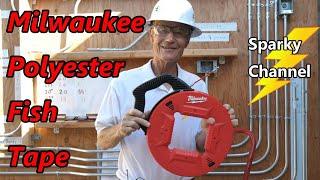 MILWAUKEE  100 Ft. Polyester Fish Tape w/ Flexible Metal Leader 48-22-4195