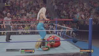 WWE 2K22 GODESS VS OTUNGA (WCW CHAMPIONSHIP)