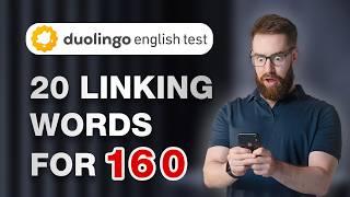 Duolingo English Test | Score 160 with 20 Linking Words