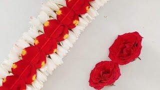 Easy Tuberose Garland makingberose Garland making/diy /floral