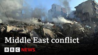 Israeli strike on central Beirut kills six, Lebanese Health Ministry says | BBC News