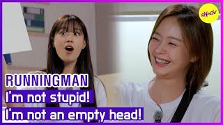 [HOT CLIPS][RUNNINGMAN] I'm not stupid!I'm not an empty head! (ENGSUB)